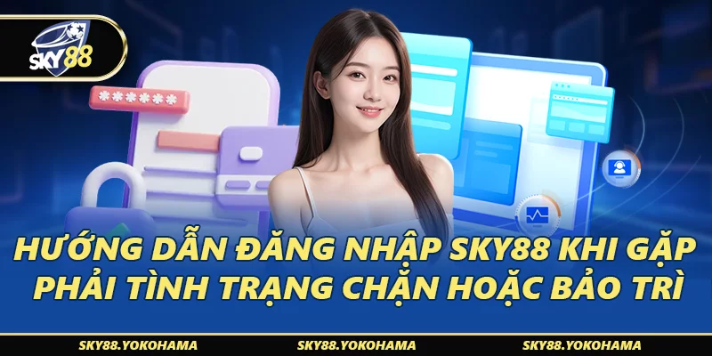 Hướng dẫn đăng nhập SKY88 khi gặp phải tình trạng chặn hoặc bảo trì