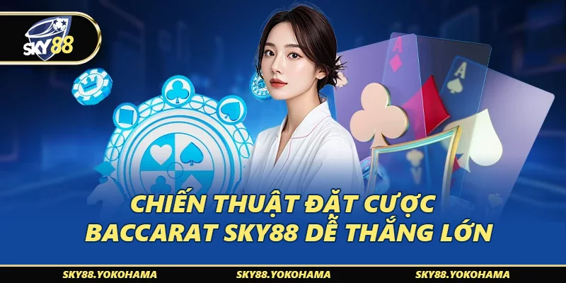 Chiến thuật đặt cược trong cách chơi Baccarat SKY88 dễ thắng lớn